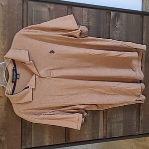 U.S Polo Assn. Tan Polo Shirt with Embroidered Logo